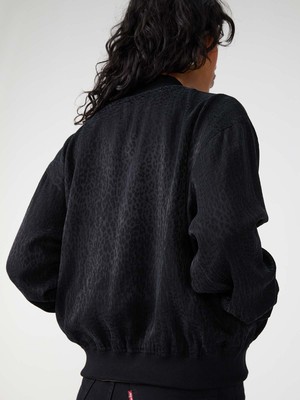 Lene Reversible Bomber Jacket leo/olive from Yahmo