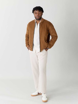 Oskar Reversible Bomber Jacket masala/caramel from Yahmo