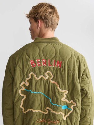 Kurt Quilted Bomber Jacket from Yahmo