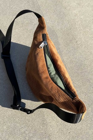 caramel Corduroy Bum Bag from Yahmo