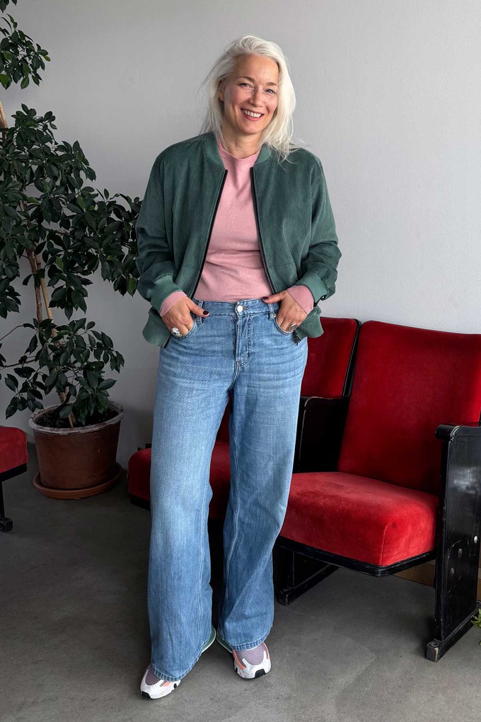Elsa Reversible Bomber Jacket atlas/teal from Yahmo