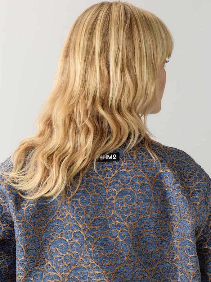 Berta Reversible Bomber Jacket copper/black from Yahmo