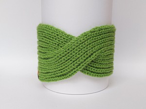 Knitted Headband | Grasshopper Green | 100% Alpaca Wool from Yanantin Alpaca