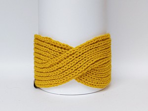 Knitted Headband | Sunny Ocre | 100% Alpaca Wool from Yanantin Alpaca