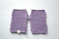 Fingerless Mittens | 100% Baby Alpaca | Fine-Knit Look via Yanantin Alpaca