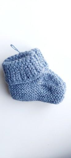 Baby Socks | 100% Baby Alpaca Wool | 3-6 Months | Baby Sky via Yanantin Alpaca