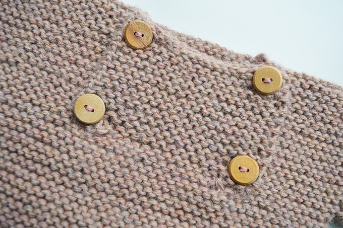 Baby Sweater | Baby Rose | 100% Baby Alpaca Wool | 6-12 Months from Yanantin Alpaca