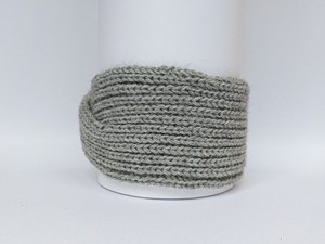 Knitted Headband | Silvery Grey | 100% Alpaca Wool from Yanantin Alpaca