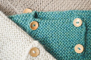 Baby Sweater | Baby Pastel | 100% Baby Alpaca Wool | 6-12 Months from Yanantin Alpaca