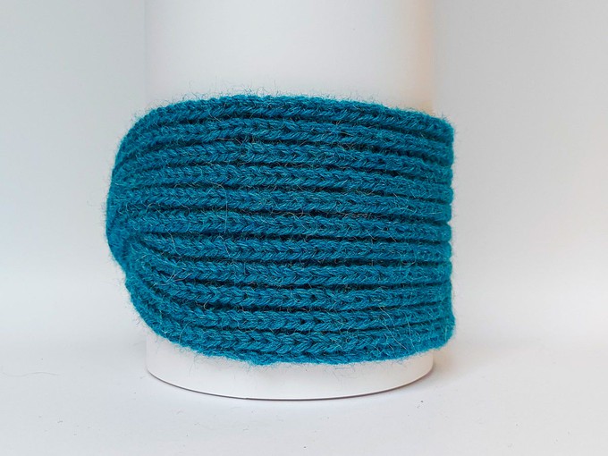 Knitted Headband | Ocean Blue | 100% Alpaca Wool from Yanantin Alpaca