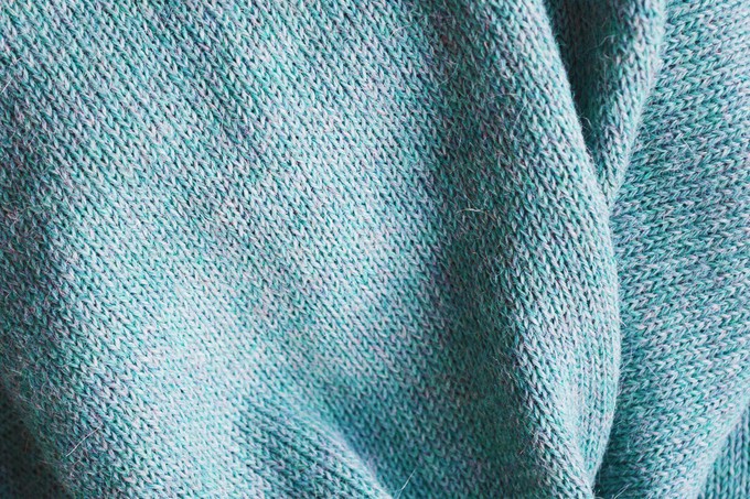 Knitted Scarf | Spring Breeze Blue | 100% Alpaca Wool from Yanantin Alpaca