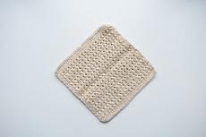 Face Cloth | Hand-Crocheted | 100% Organic Cotton via Yanantin Alpaca