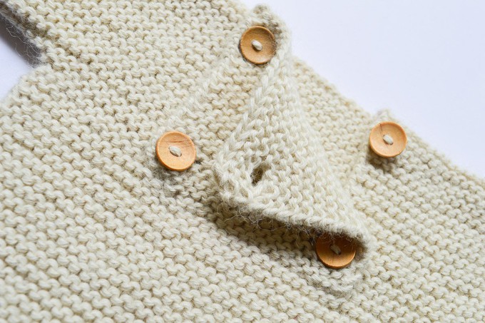 Baby Sweater | Baby Pastel | 100% Baby Alpaca Wool | 6-12 Months from Yanantin Alpaca