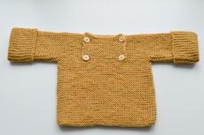 Baby Sweater | Baby Sunshine | 100% Baby Alpaca Wool | 3-6 Months from Yanantin Alpaca