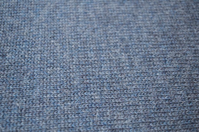 Knitted Scarf | Steel Blue | 100% Alpaca Wool from Yanantin Alpaca