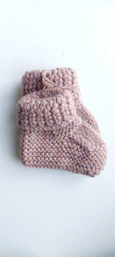 Baby Socks | 100% Baby Alpaca Wool | 3-6 Months | Baby Rose via Yanantin Alpaca