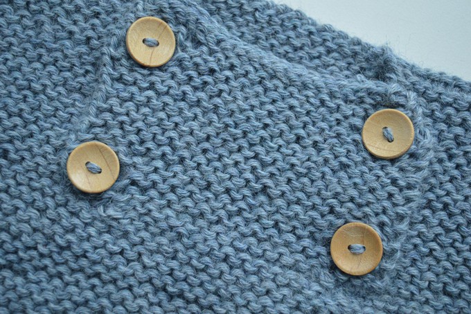 Baby Sweater | Baby Sky | 100% Baby Alpaca Wool | 6-12 Months from Yanantin Alpaca
