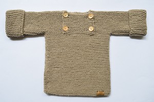 Baby Sweater | 100% Baby Alpaca Wool | 3-6 Months | Baby Bear from Yanantin Alpaca