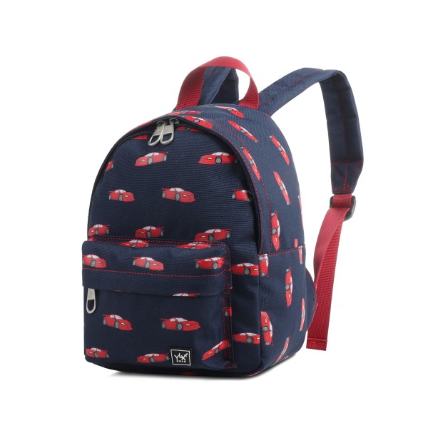 YLX Hemlock Backpack (S) | Kids | Navy Blue & Red Cars from YLX Gear