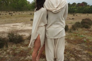 Ceres | Hemp poncho unisex from you are a god-dess