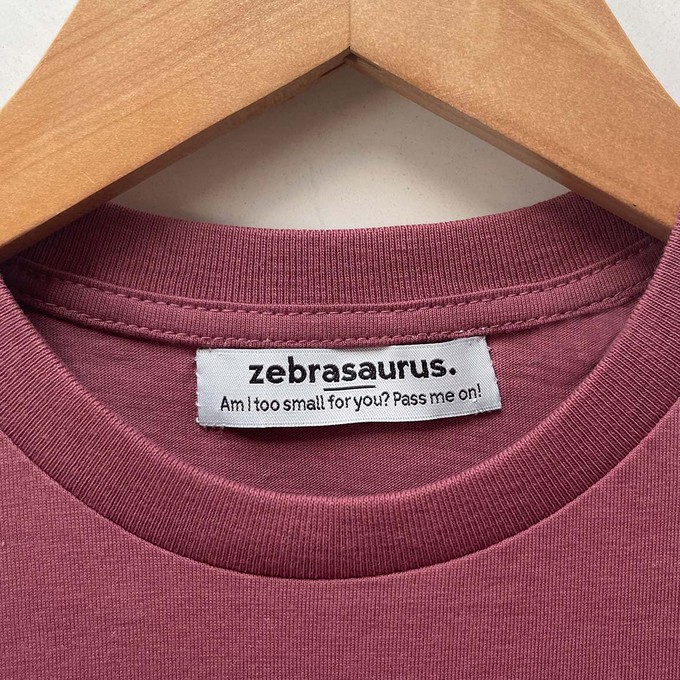 Kids t-shirt ‘Baggy Dog’ | Misty rose from zebrasaurus
