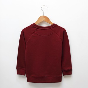 Kinder sweater ‘Horse-d’oeuvre’ | Burgundy from zebrasaurus