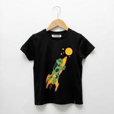 Kids t-shirt ‘Frocket’ | Black from zebrasaurus