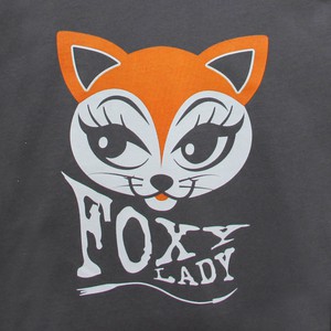 Kids t-shirt ‘Foxy lady’ – Grey from zebrasaurus