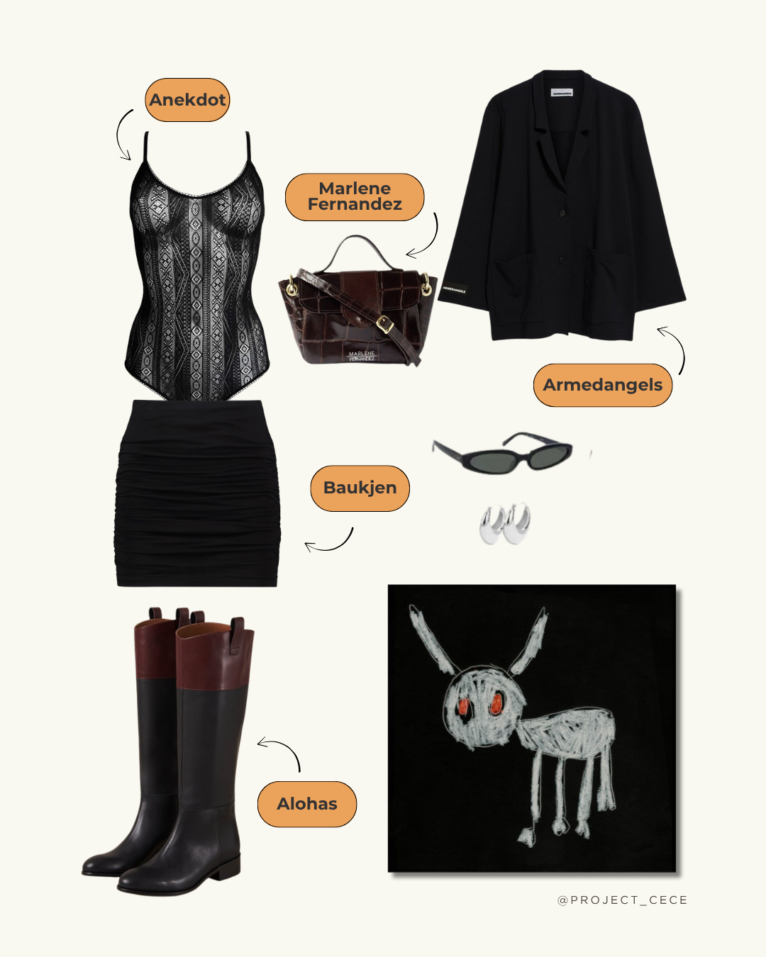 Cute outfit idea for Drake Concert with a bodysuit and boots