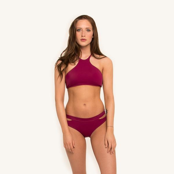 Lani Halter Top Berry from Woodlike Ocean Lani Halter Top Berry from Woodlike Ocean