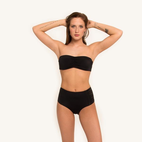 Dylan Bandeau Top Black from Woodlike Ocean Dylan Bandeau Top Black from Woodlike Ocean