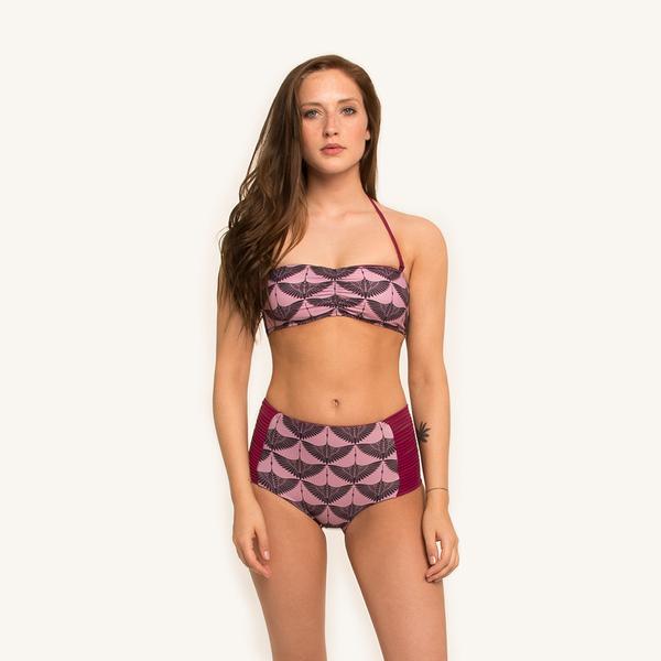 Dylan Bandeau Top Print from Woodlike Ocean Dylan Bandeau Top Print from Woodlike Ocean